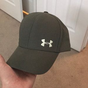 Under Armour green ladies baseball hat